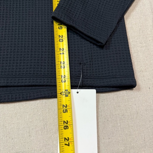 NWT Lululemon X Dogpound Waffle-Knit Funnel-Neck LongSleeve Shirt Black Size 8 - Picture 6 of 6